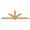 Ekena Millwork Redmond Timber Gable Bracket, Western Red Cedar, 108"W x 31 1/2"H x 5 1/2"D x 5 1/2"F, 7/12 Pitch GBW108X31X0606RED00SWR - alternate 1